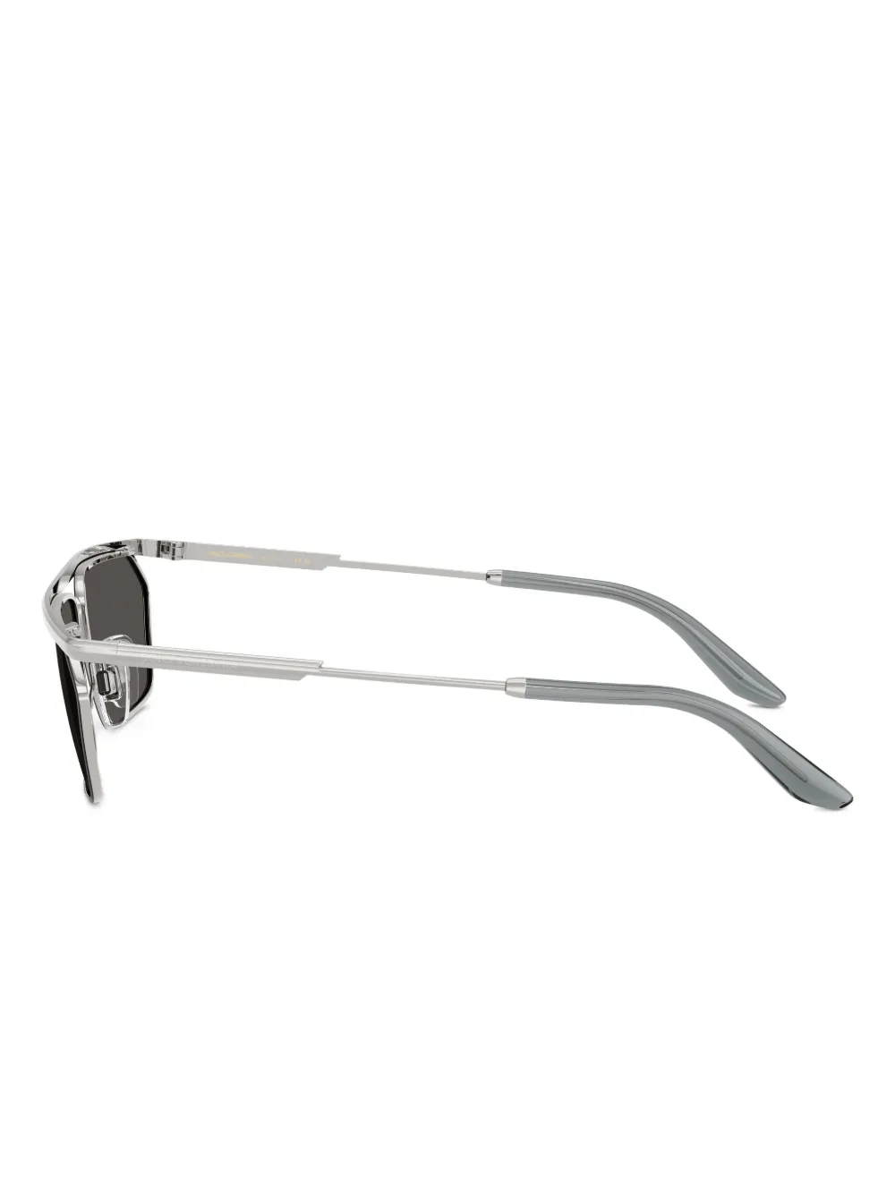 Dolce & Gabbana Eyewear Zonnebril met geometrisch montuur Zilver