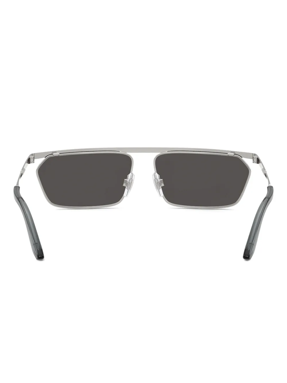 Dolce & Gabbana Eyewear Zonnebril met geometrisch montuur Zilver
