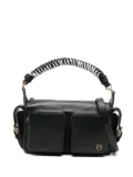 PINKO braided-handle pocket tote bag - Black
