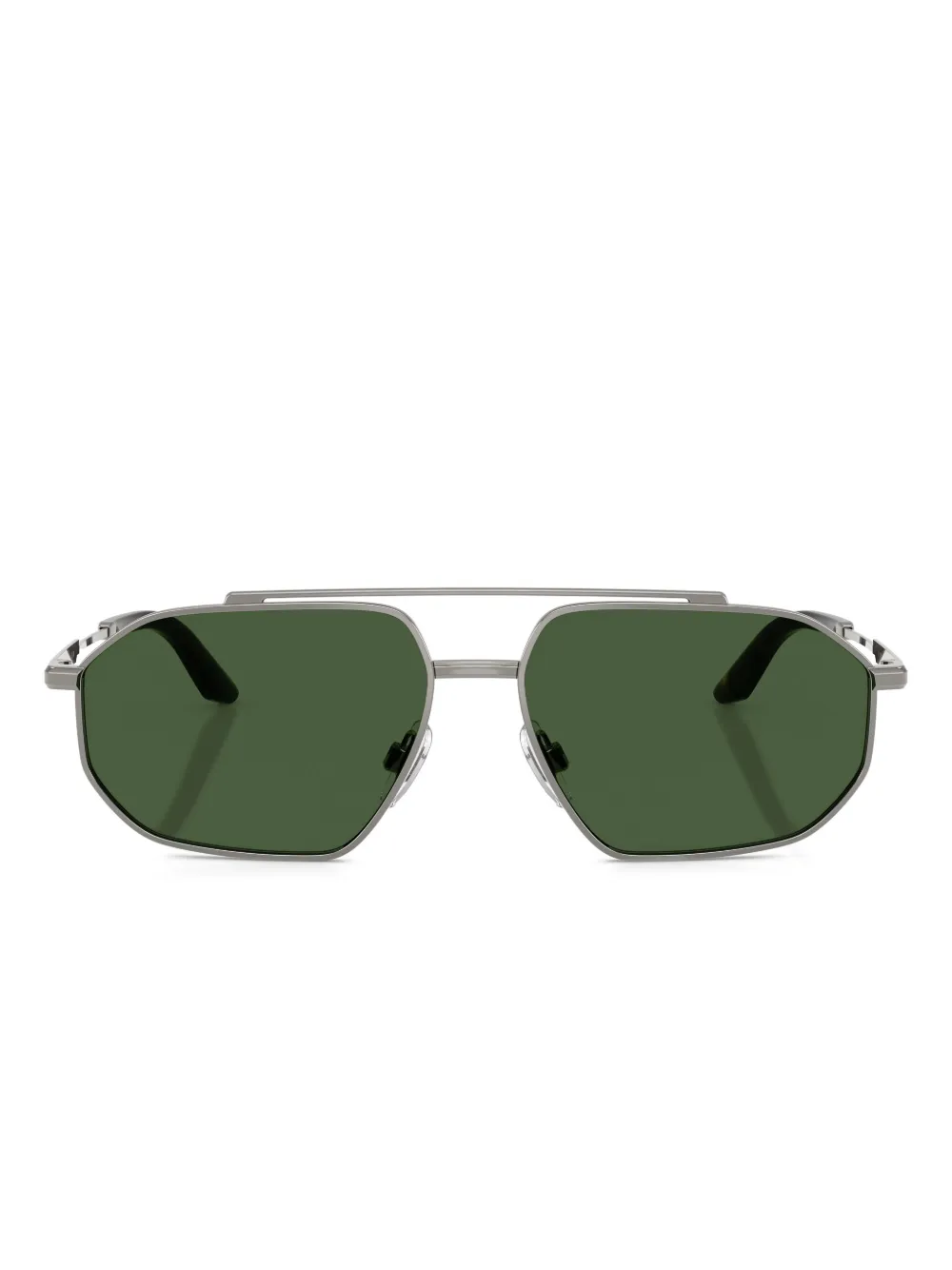 Dolce & Gabbana Eyewear Occhiali da sole a doppio ponte - Argento
