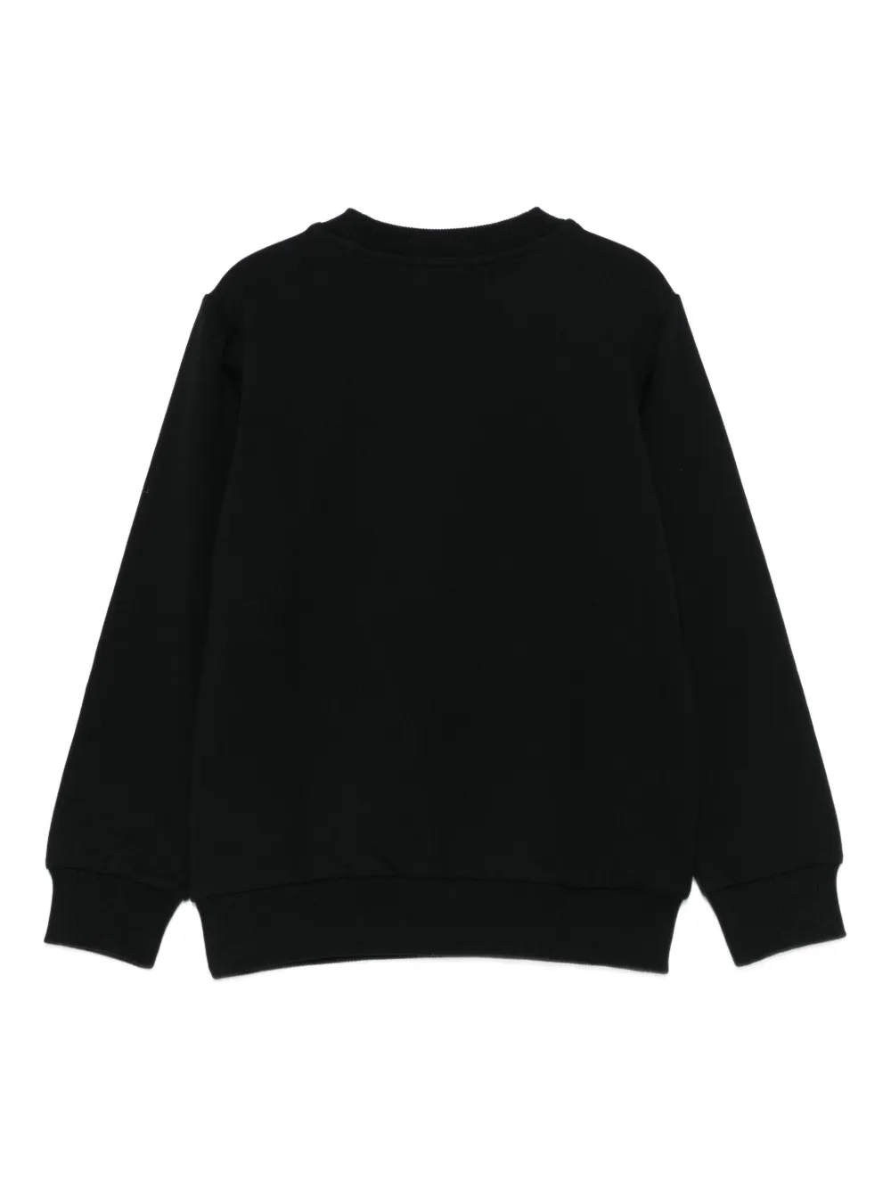 Moschino Kids Sweater met logoprint Zwart