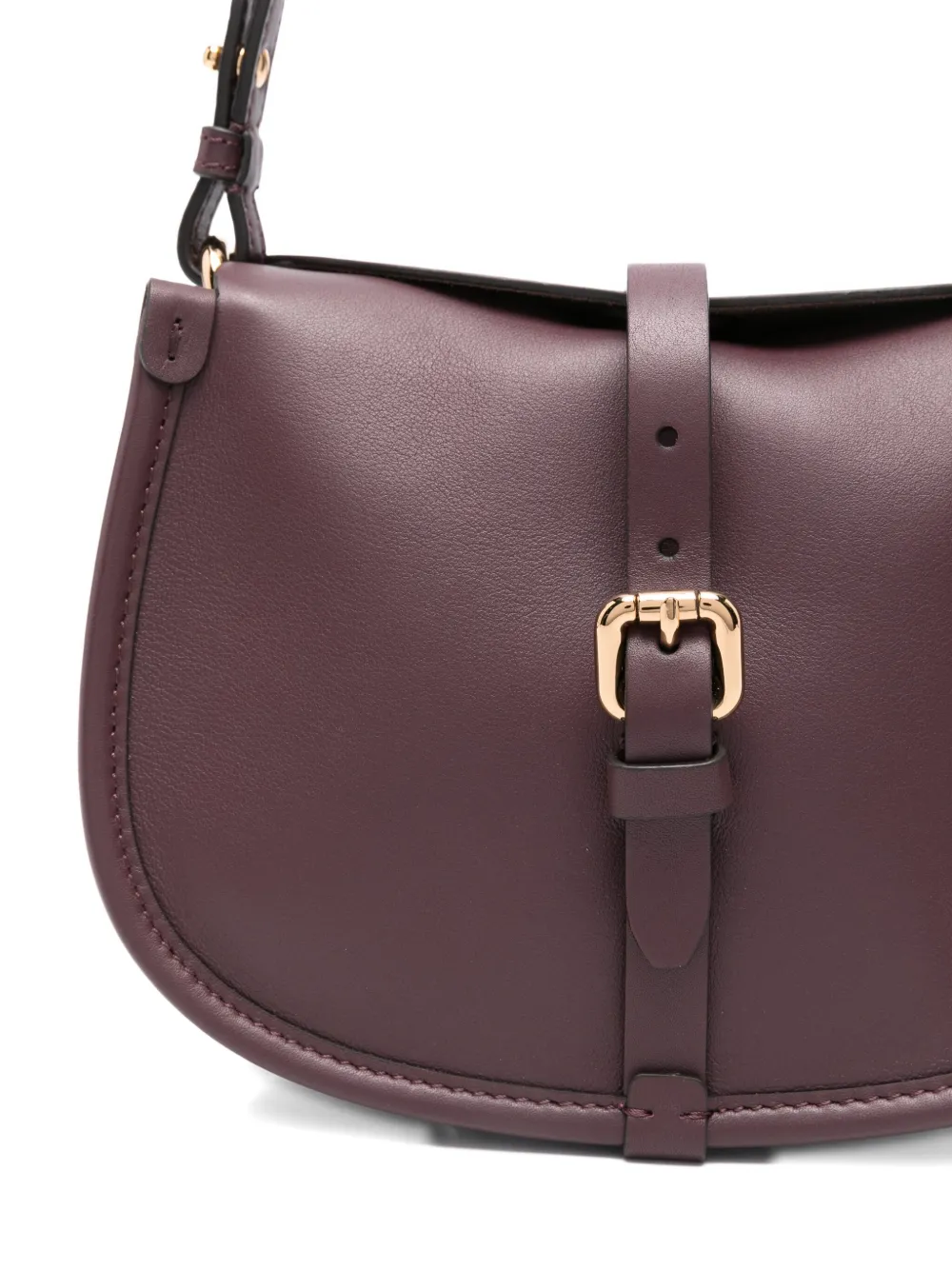 Etro Buckle-fastening Shoulder Bag In Purple