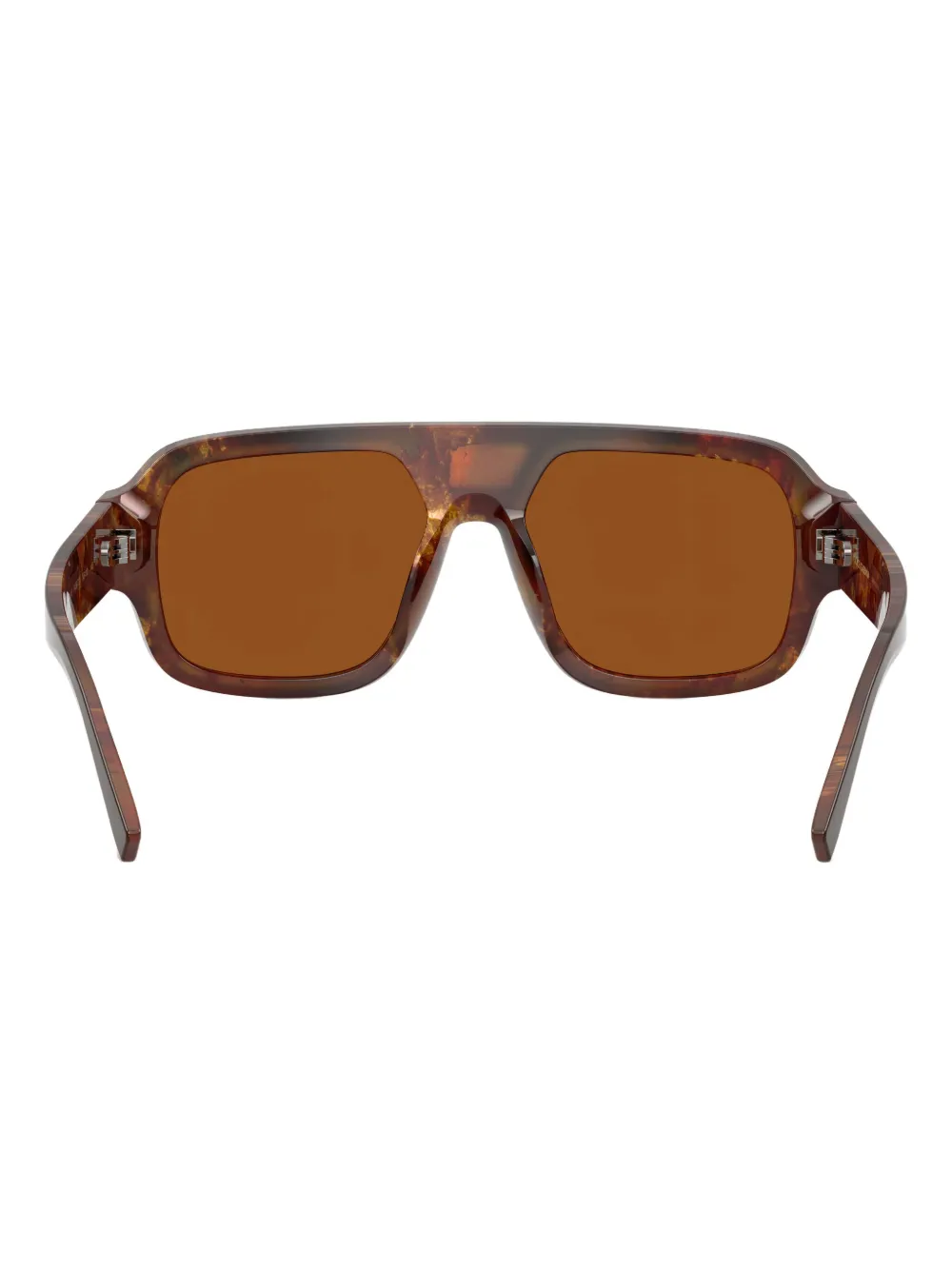 Dolce & Gabbana Eyewear Zonnebril met vierkant montuur Bruin