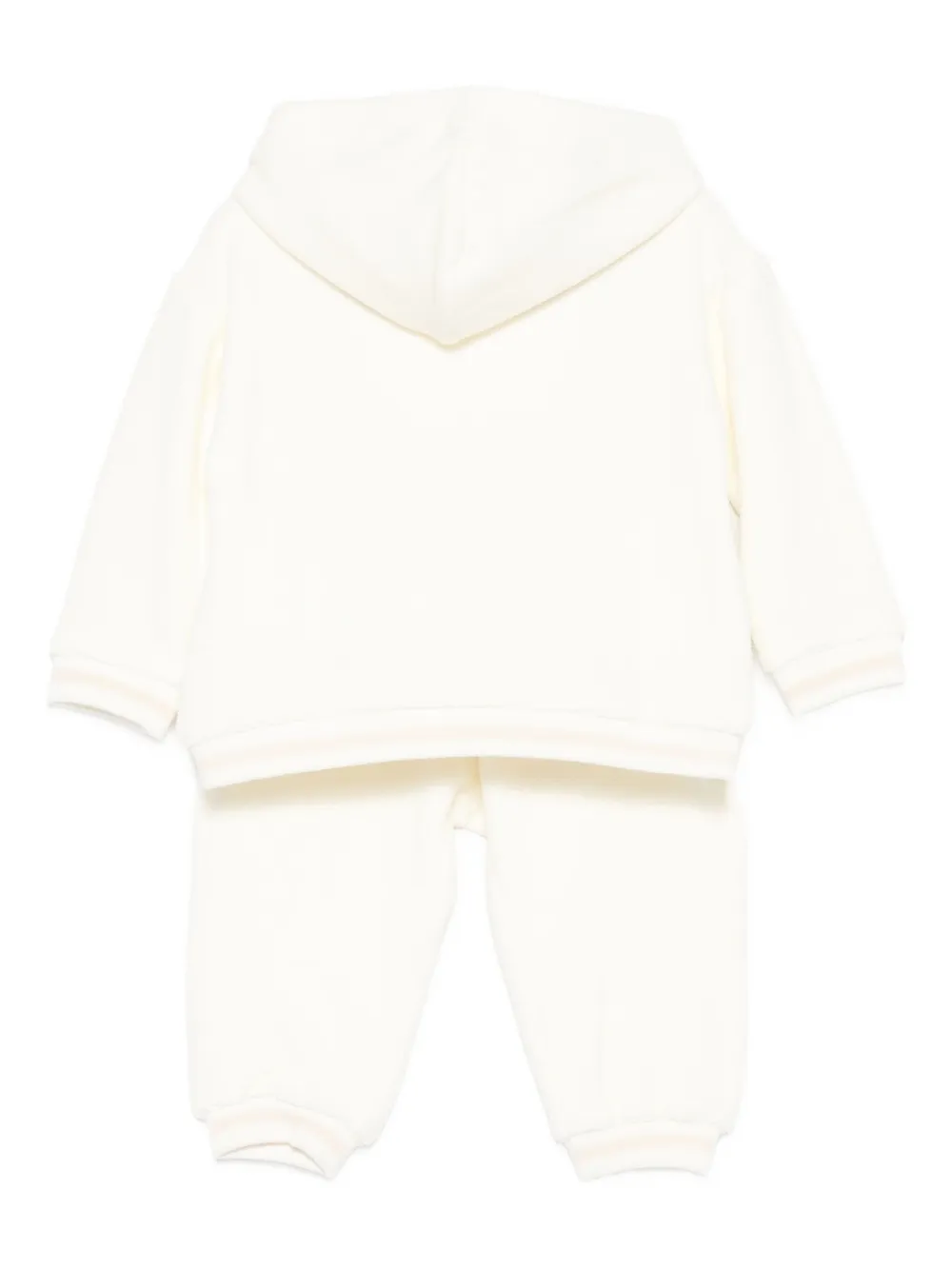 Moschino Kids Trainingspak met geborduurde teddybeer Beige
