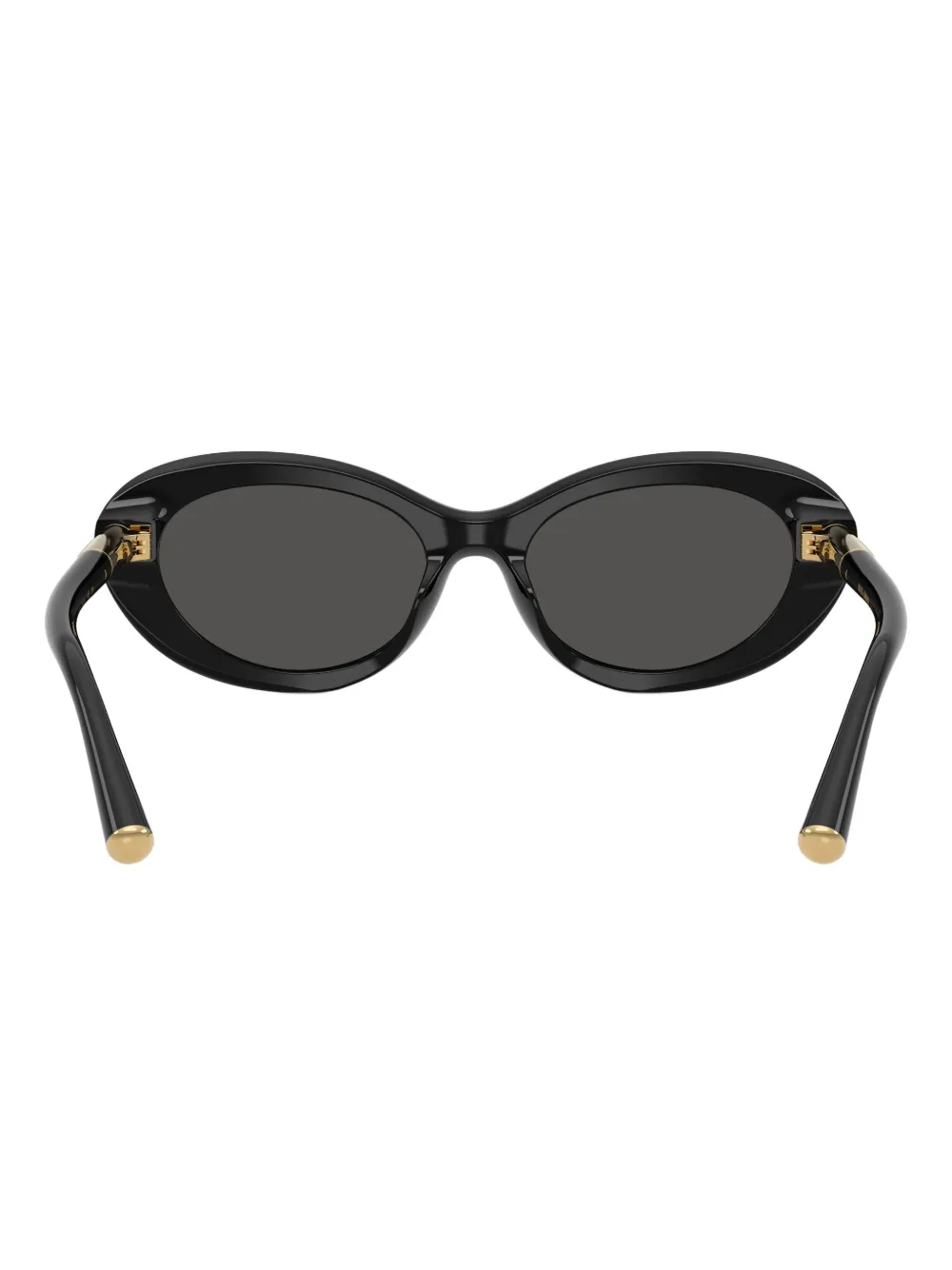 Dolce & Gabbana Eyewear Zonnebril met ovalen montuur Zwart