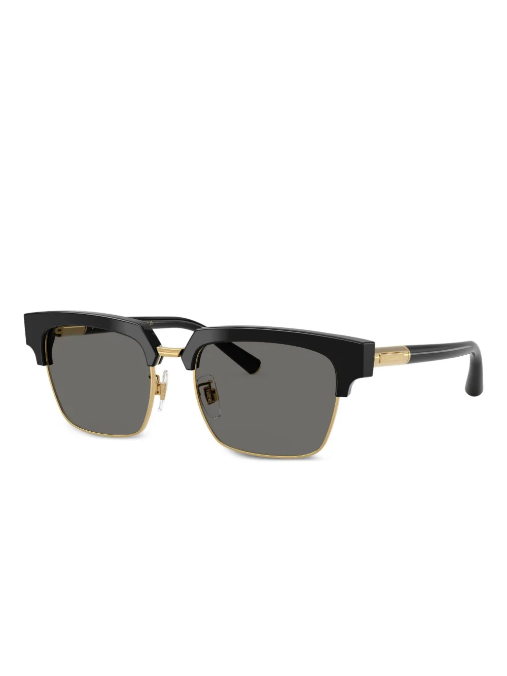 Dolce & Gabbana Eyewear Zonnebril met vierkant montuur Zwart