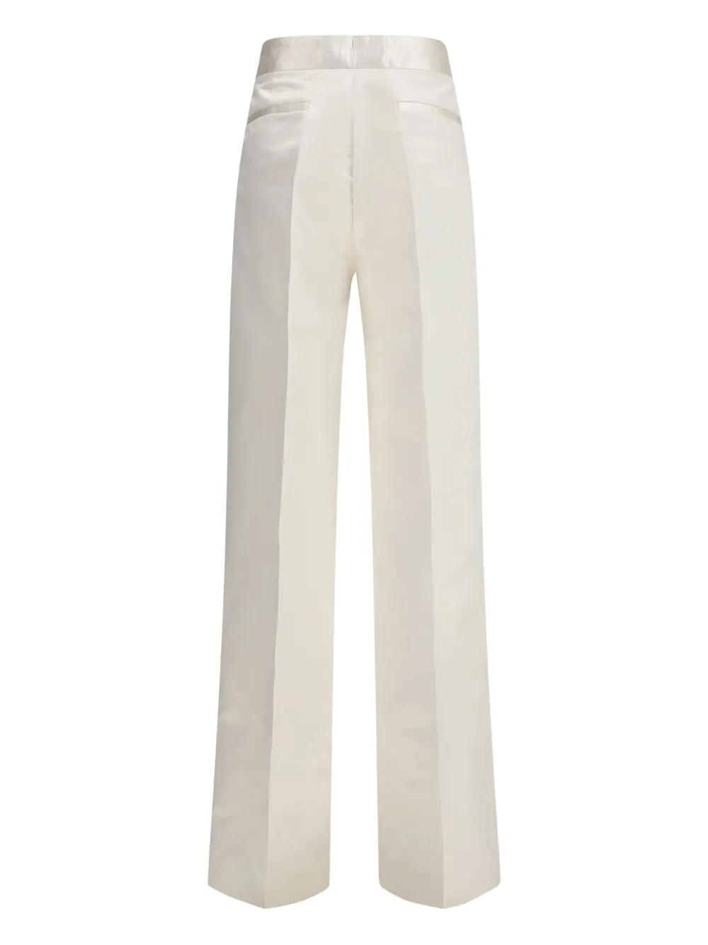 Sa Su Phi Satin-finish Pants In White