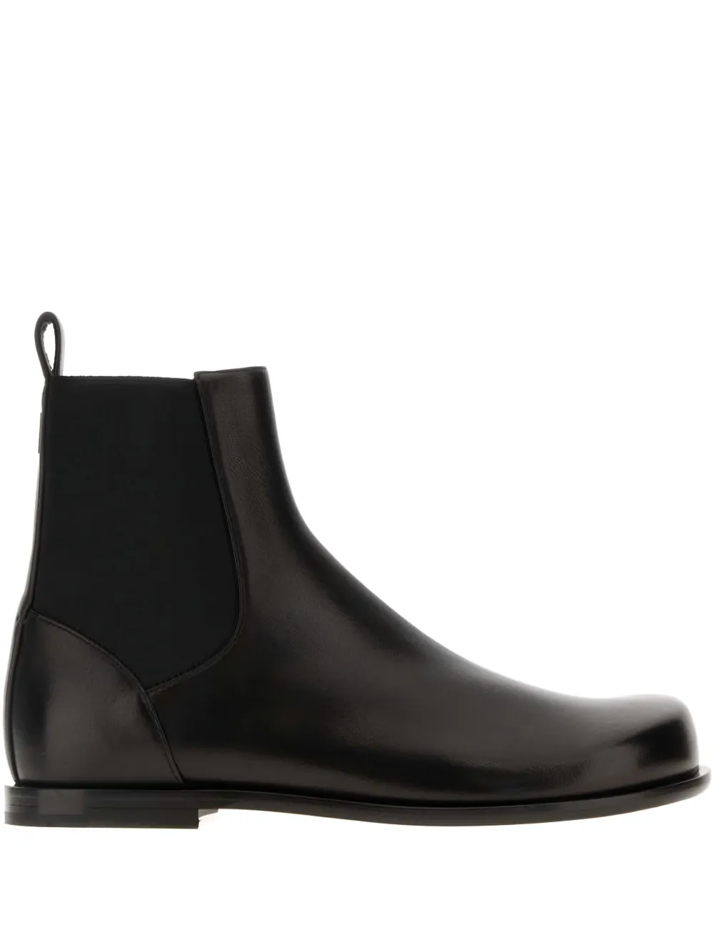 FENDI leather ankle boots Black