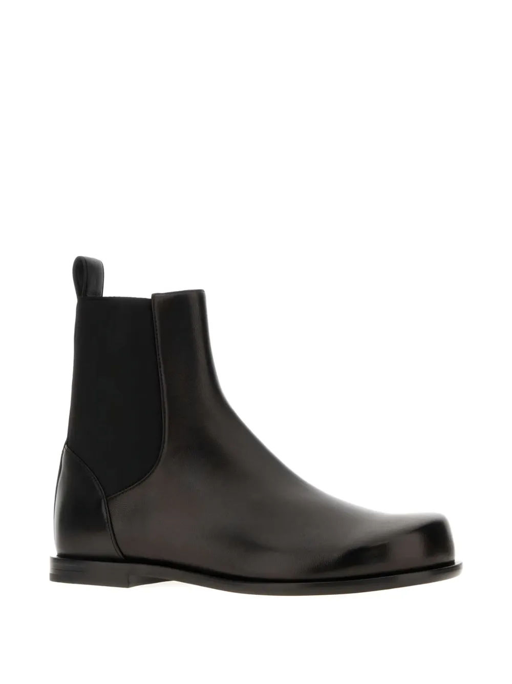 FENDI leather ankle boots Black