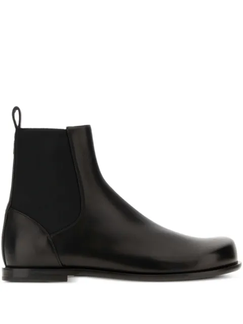 FENDI leather ankle boots