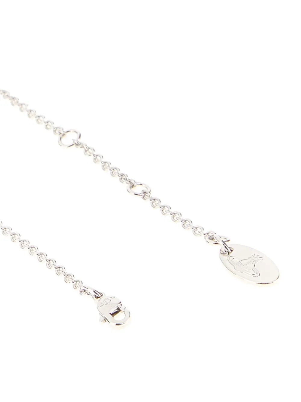 Vivienne Westwood Pearl Circle Necklace In Metallic