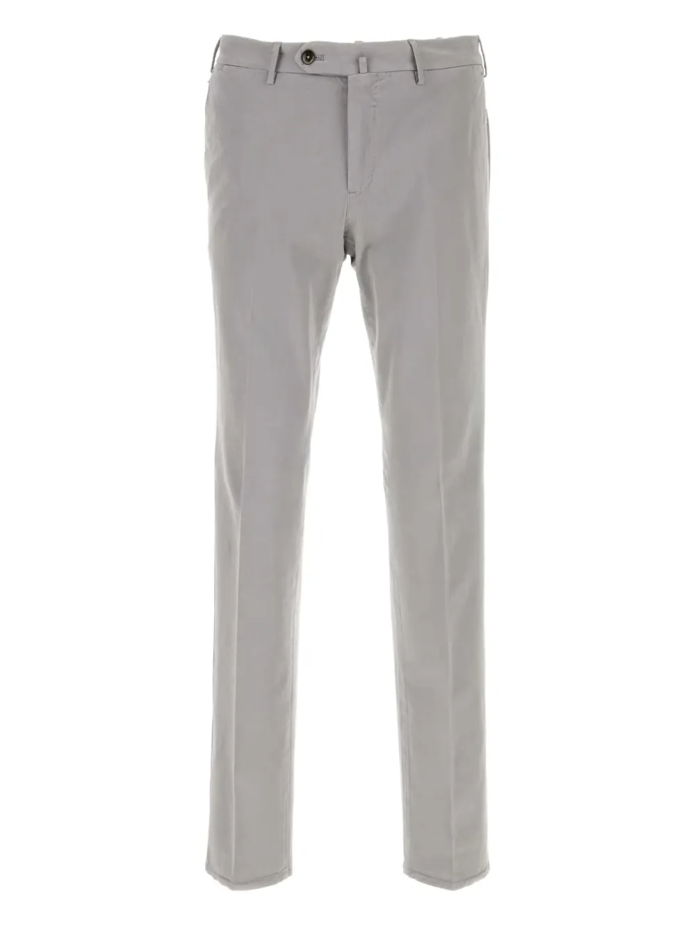 Pt Torino Stretch Modal Blend Pant With Belt Loops In Brown