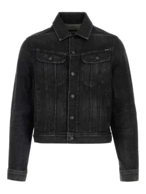 トムフォードTOMFORDインディゴ デニムジャケット ジージャンM美品 トムフォードTOMFORDインディゴ デニムジャケット ジージャンM美品