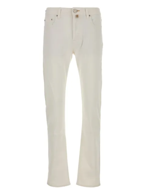 Jacob Cohën logo-patch jeans