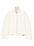Arma zip-front quilted jacket - Neutrals