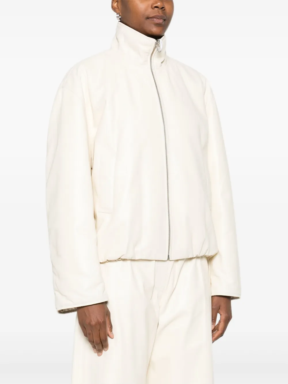 Arma Gewatteerd jack met rits Beige