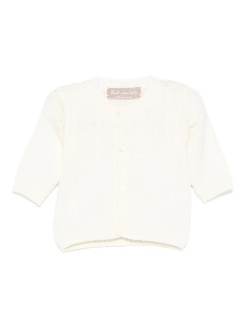 La Stupenderia button-front cardigan | Neutrals | Image 1