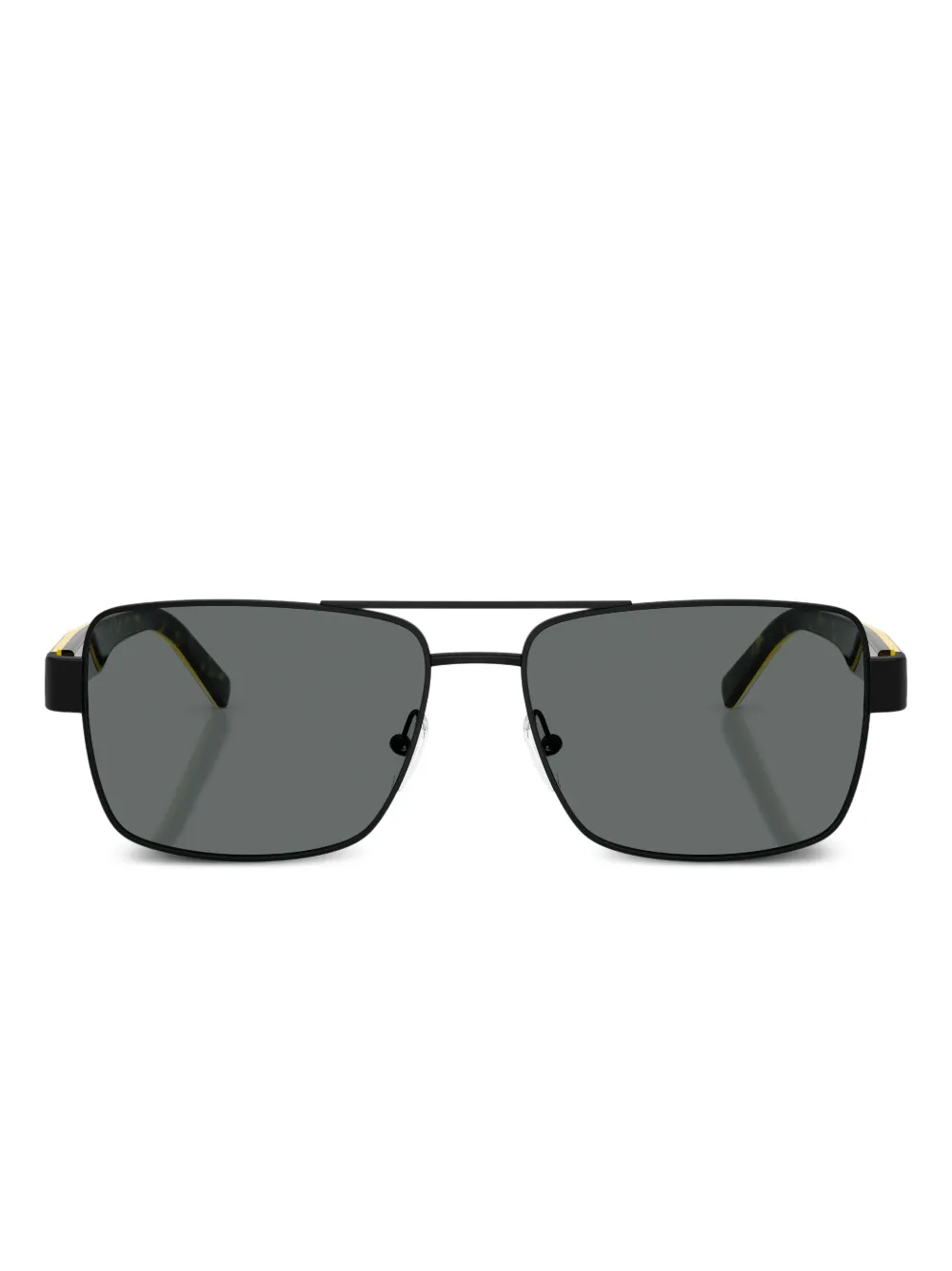 Scuderia Ferrari Rectangle-frame Sunglasses In Black