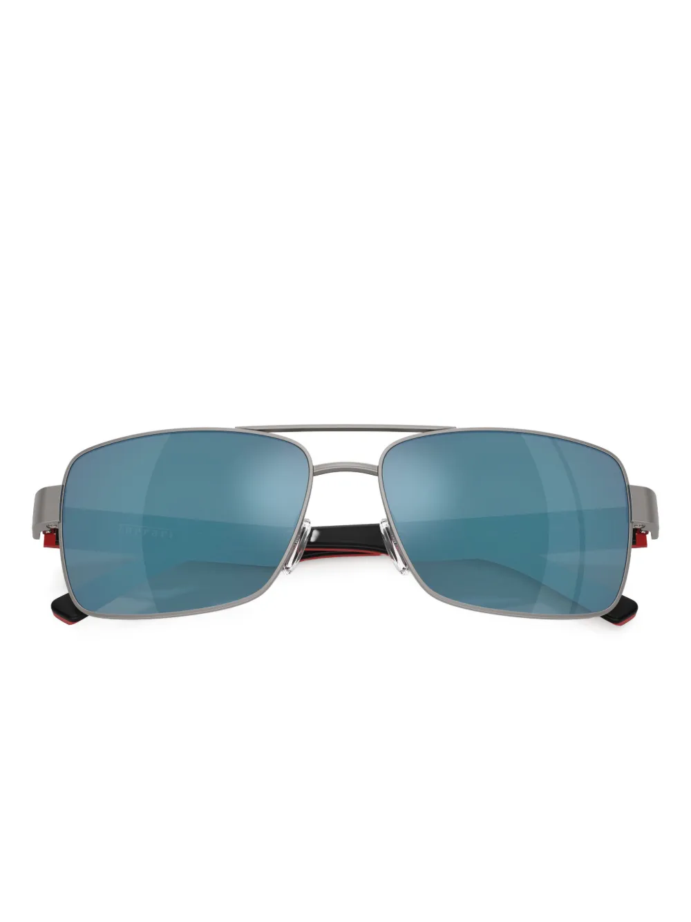 Scuderia Ferrari 59mm Rectangular Sunglasses In Gold