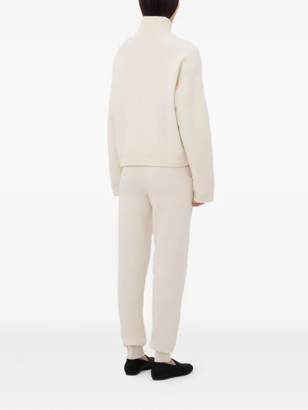 LouLou de Saison DRIES zip-front sweater Beige
