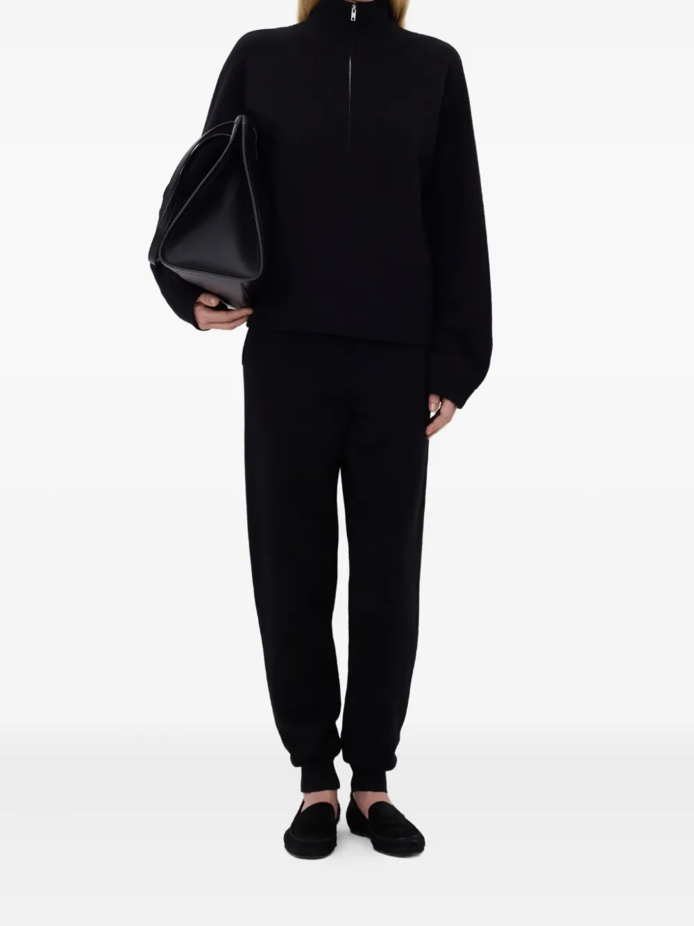 LouLou de Saison DRIES zip-front sweater | Knitted Sweaters | Image 2