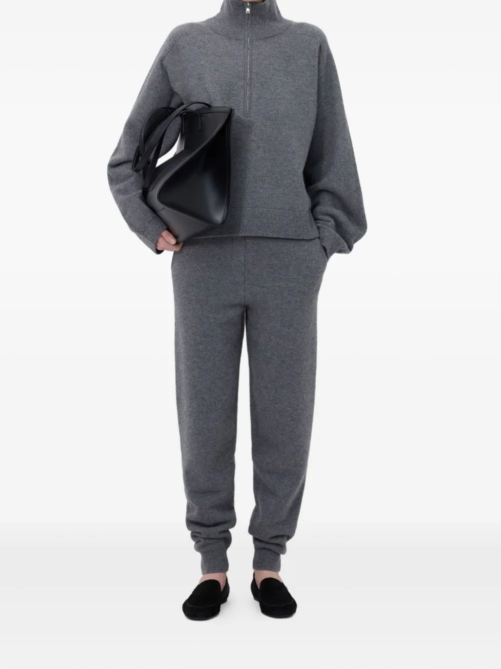 LouLou de Saison Dries stand-collar zipped sweater | Knitted Sweaters | Image 2