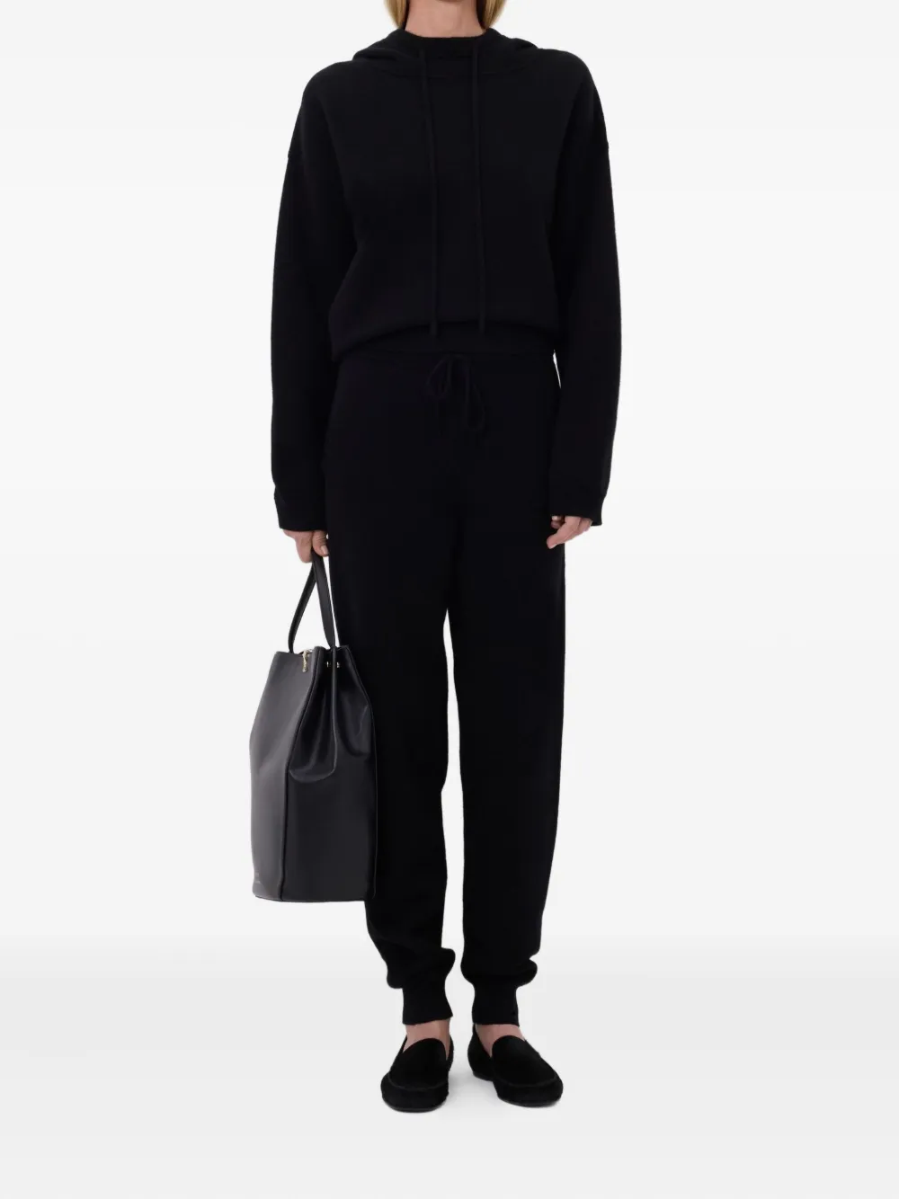 LouLou de Saison Hespero LDS broek met trekkoord - Zwart