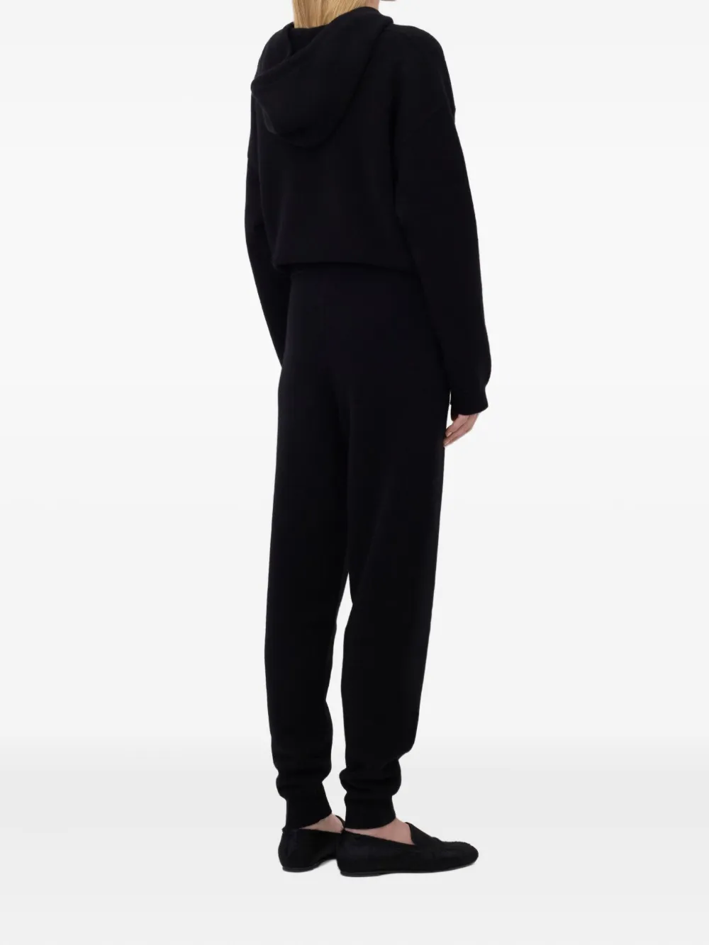 Loulou De Saison Hespero Lds Drawstring Trousers In Black