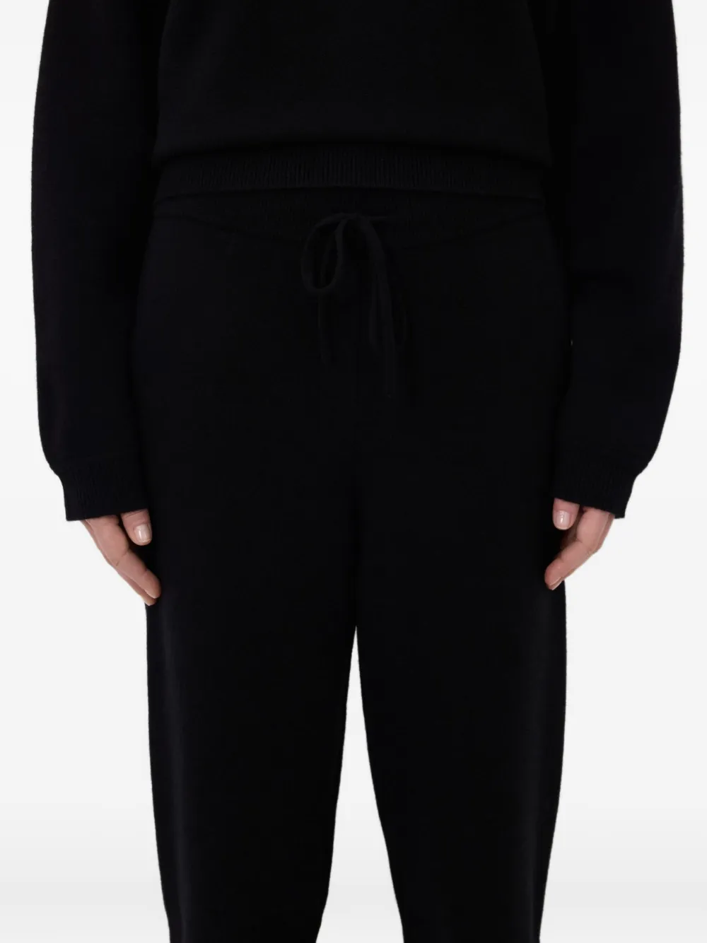 Loulou De Saison Hespero Lds Drawstring Trousers In Black