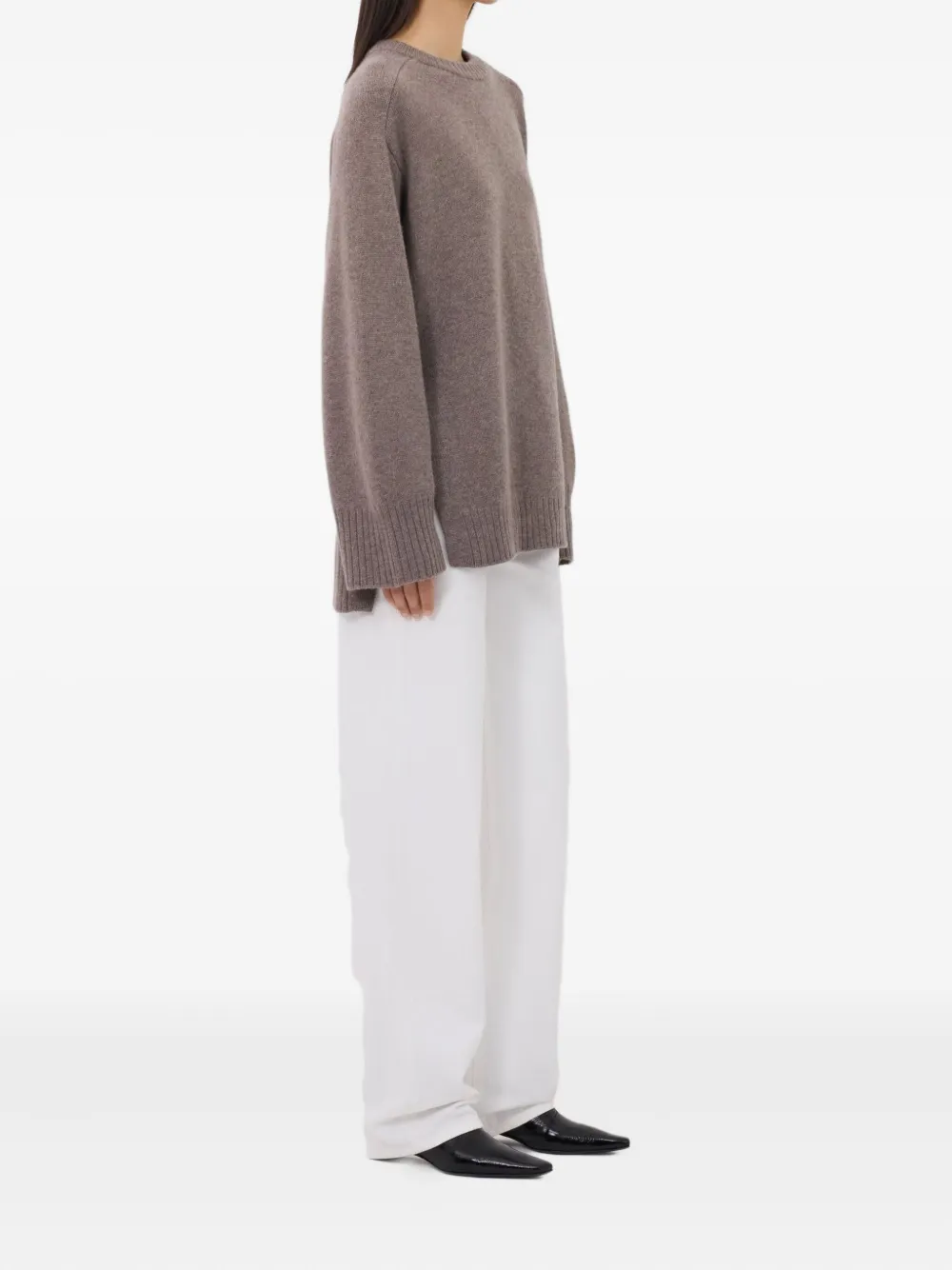 LouLou de Saison SAFI LDS round-neck sweater Beige