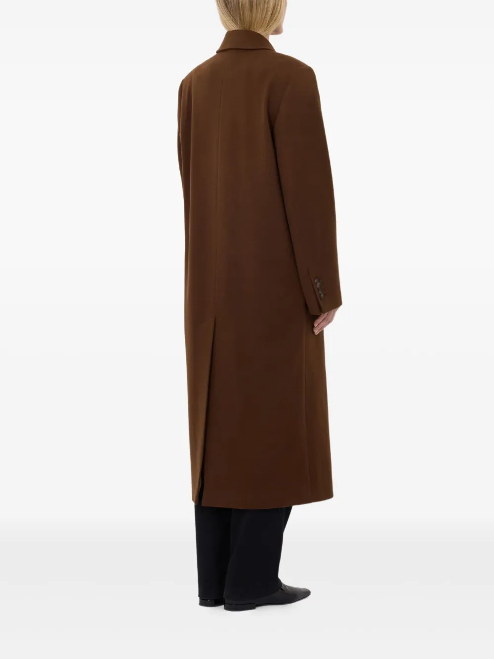 LouLou de Saison peak lapel double-breasted coat | Double Breasted & Peacoats | Image 2