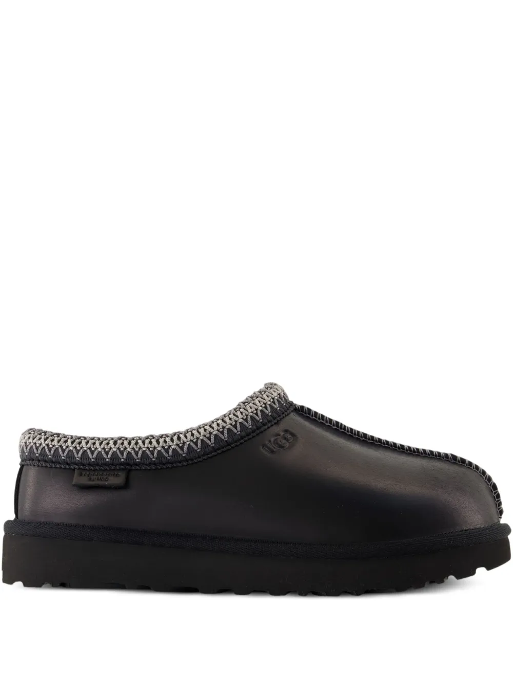 UGG Tasman leather-stitched mules Black
