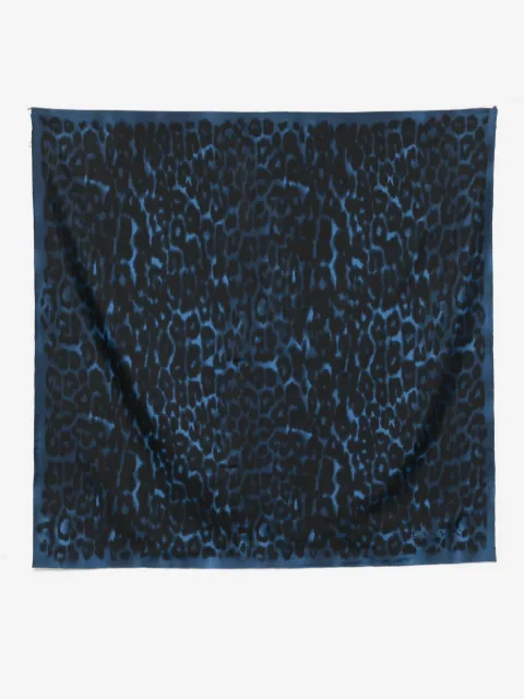 Lanvin leopard-print silk scarf