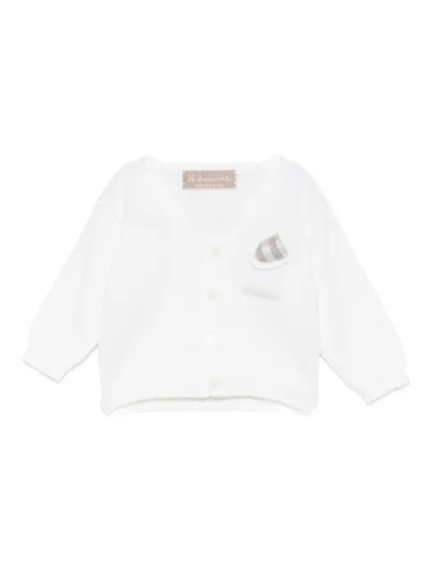 La Stupenderia checked-pocket cardigan
