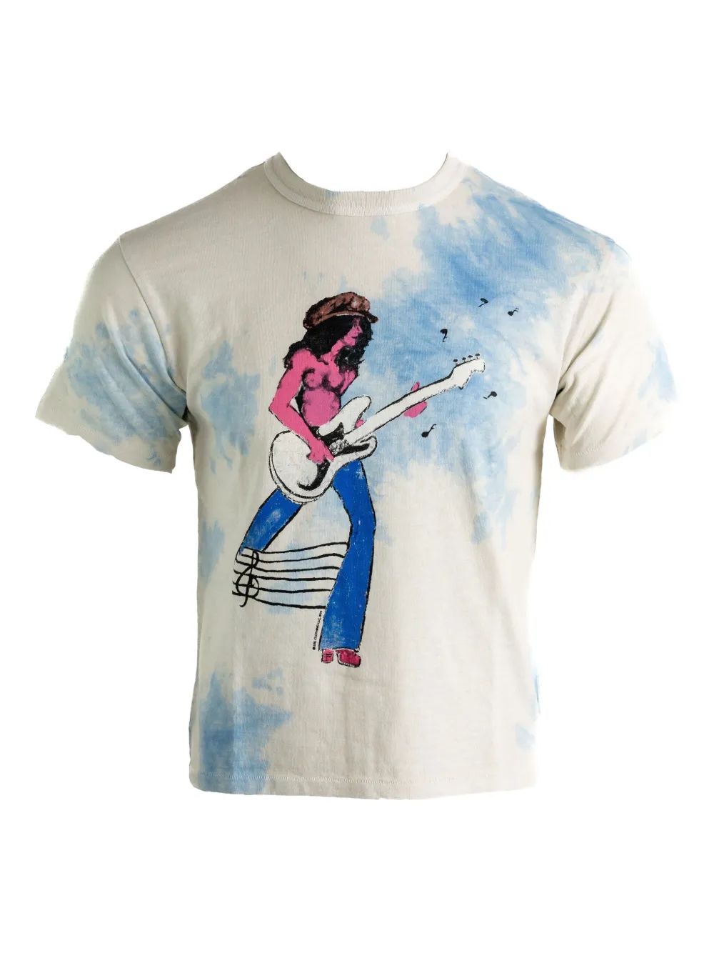 ERL tie-dye graphic-print t-shirt | White | Image 1