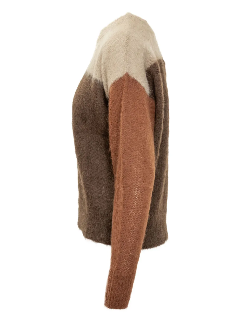 Isabel Marant Étoile Colour-block Long-sleeves Sweater In Brown