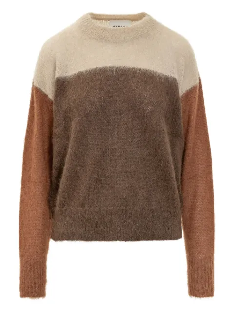 MARANT ÉTOILE colour-block long-sleeves sweater