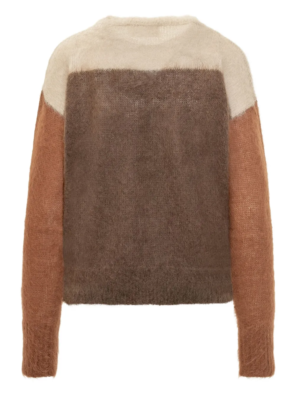 Isabel Marant Étoile Colour-block Long-sleeves Sweater In Brown