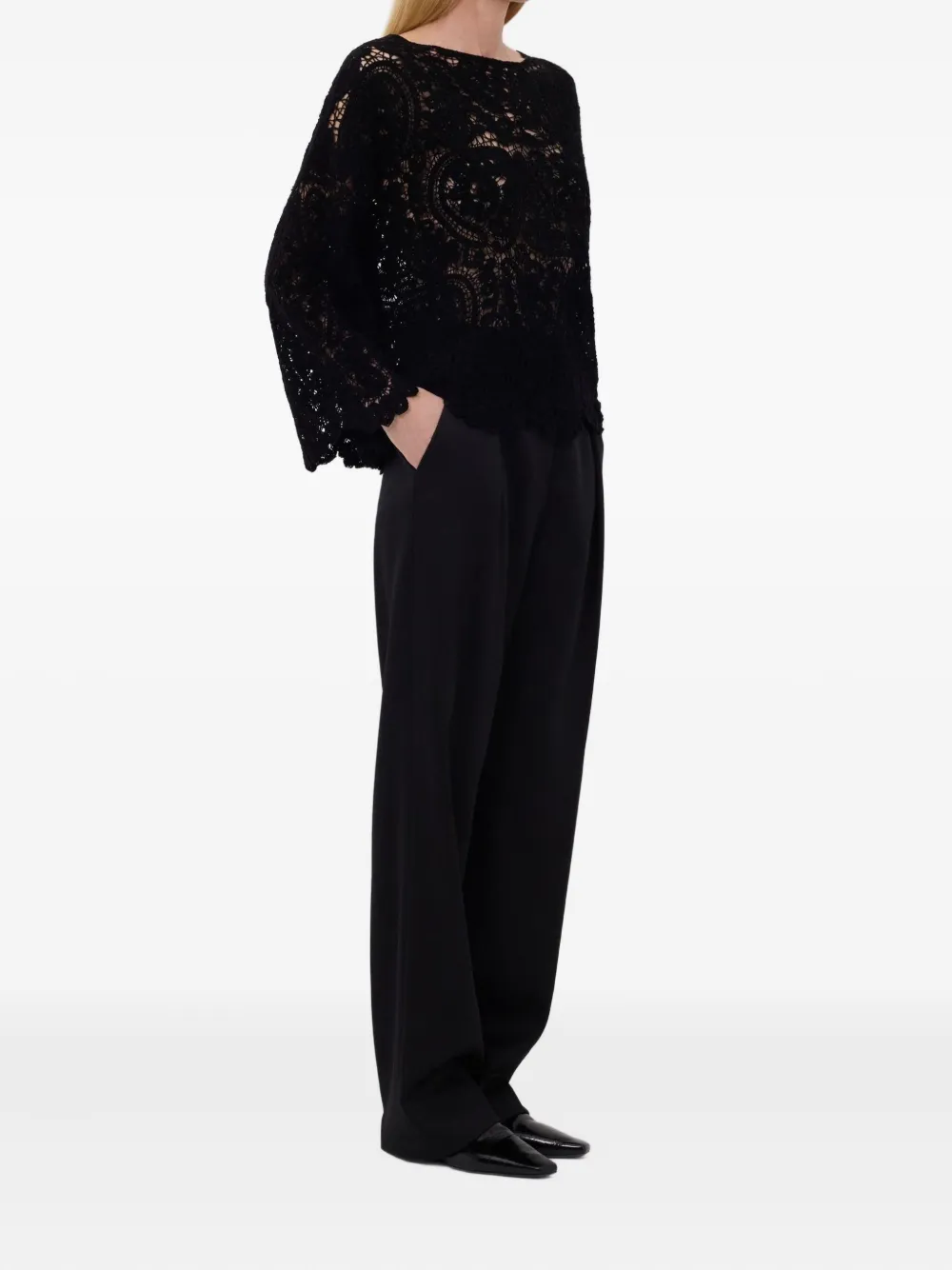 LouLou de Saison crochet lace sweater | Knitted Sweaters | Image 2