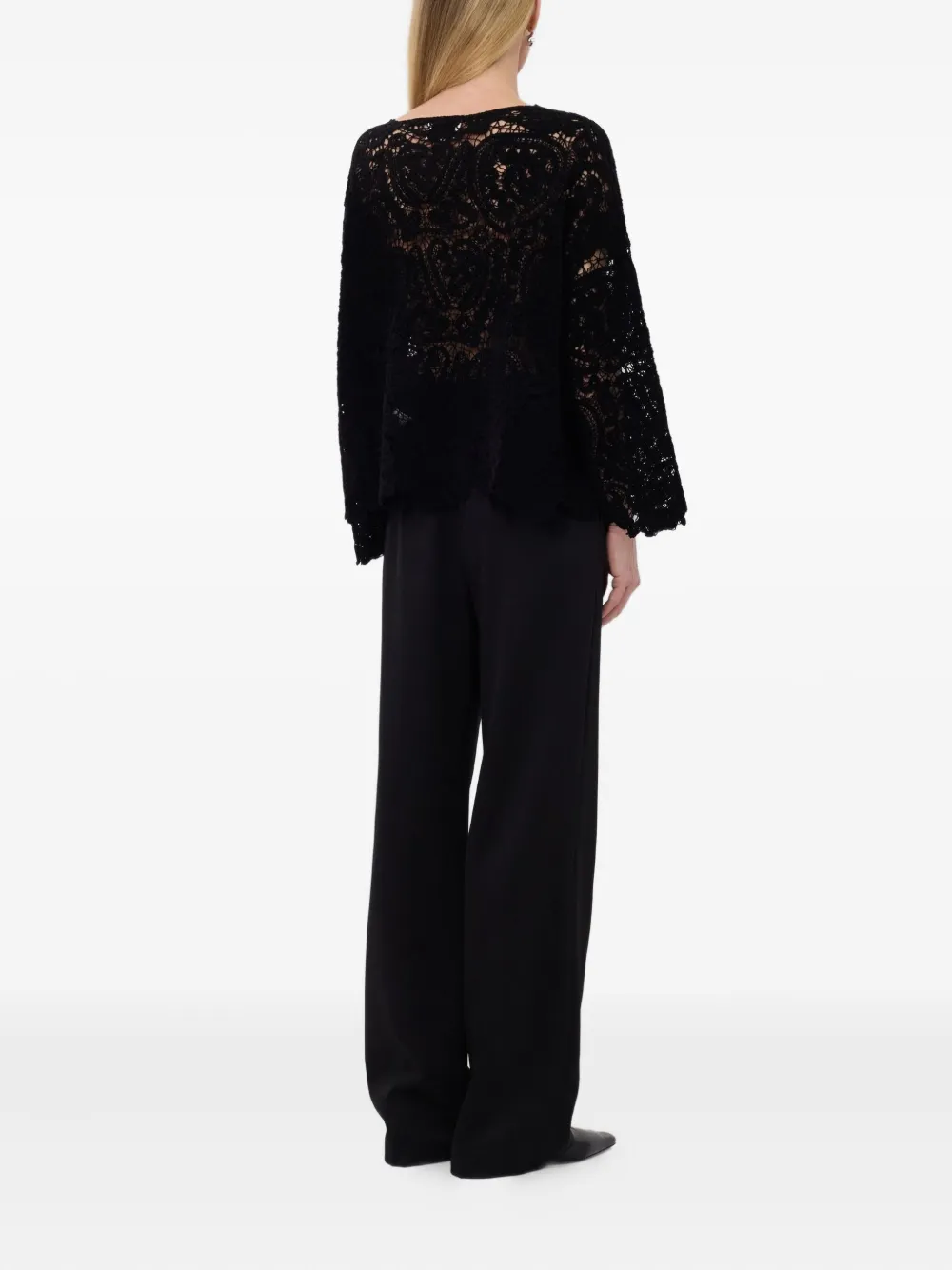 LouLou de Saison Gehaakte trui Zwart