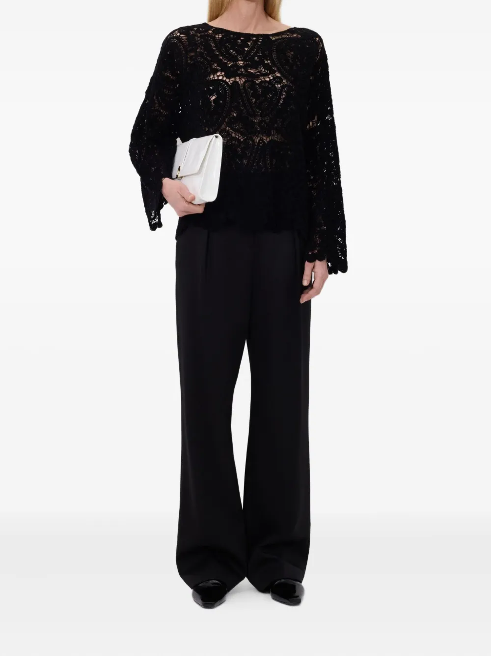 LouLou de Saison Gehaakte trui Zwart