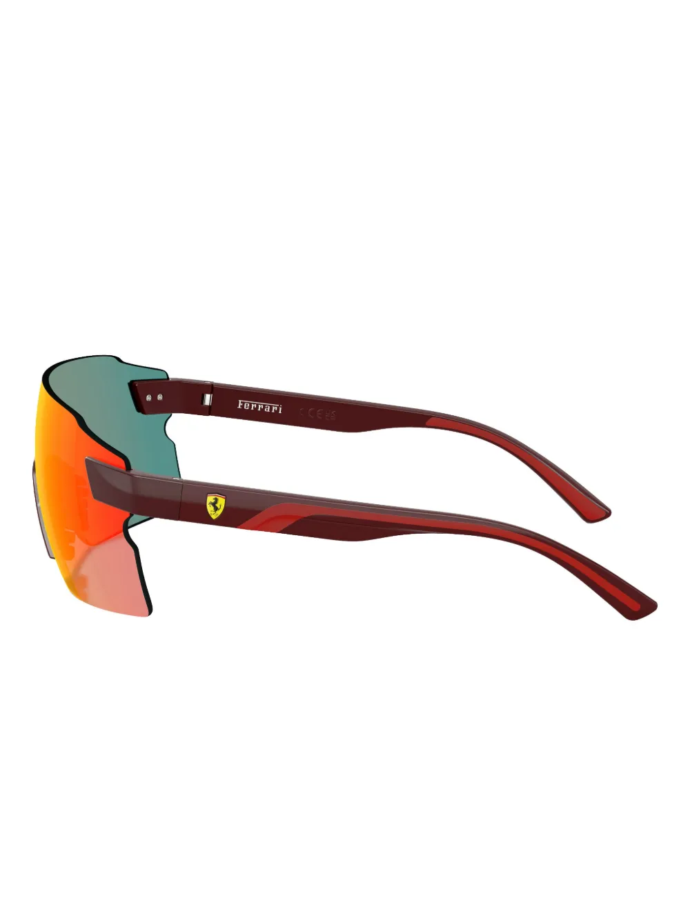 Scuderia Ferrari Shield-framed Sunglasses In Multi