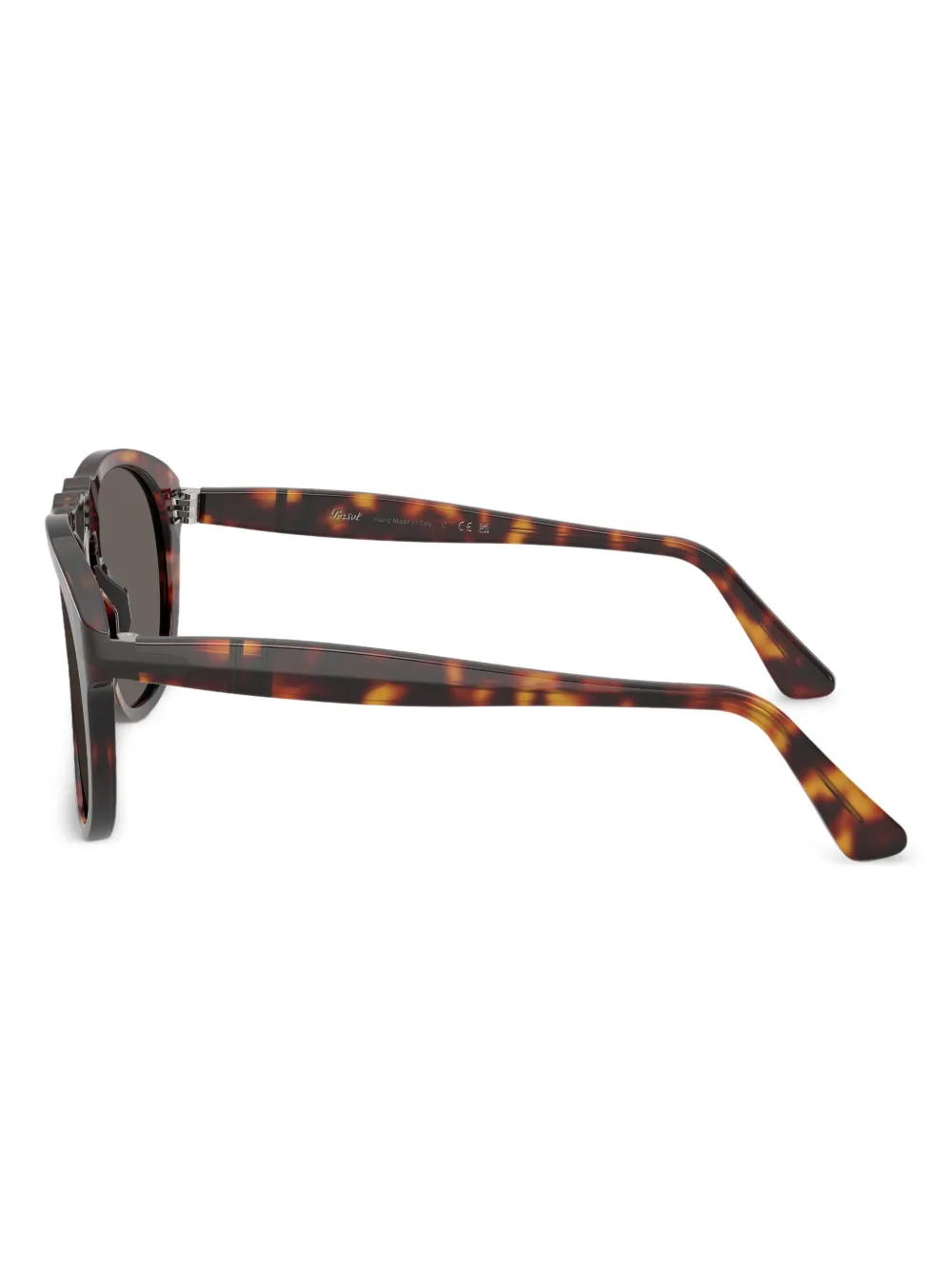 Persol Zonnebril met schildpadschild design Bruin