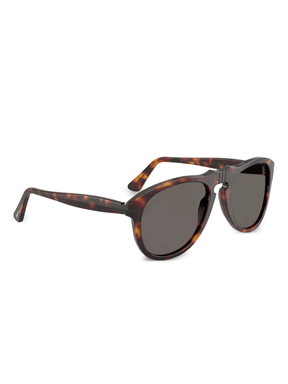 Persol Zonnebril met schildpadschild design - Groen