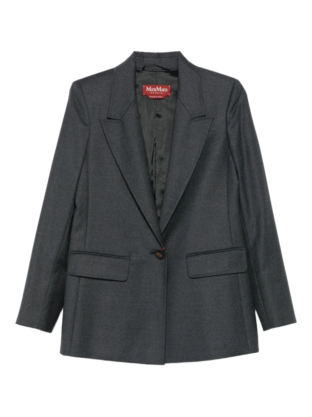 Max Mara blazer con botones | gris | Image 1