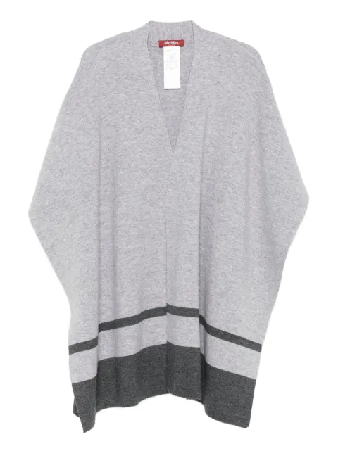 Max Mara capa con detalle de rayas y cuello en V