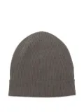 Rick Owens ribbed beanie hat - Grey