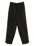 AMI Paris elasticated-waistband trousers - Black