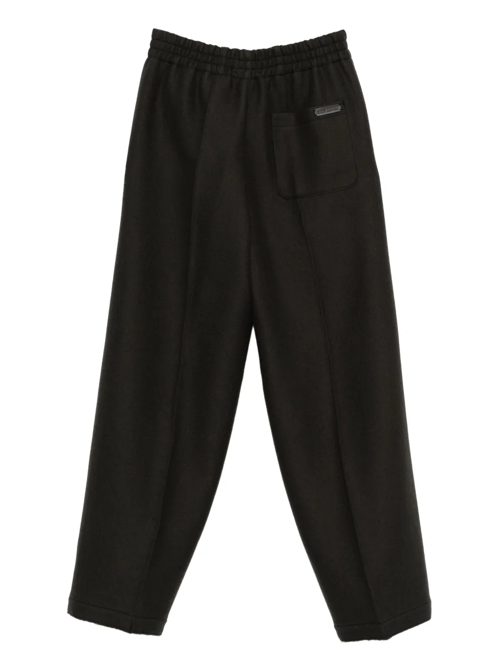 AMI Paris Broek met elastische tailleband - Zwart