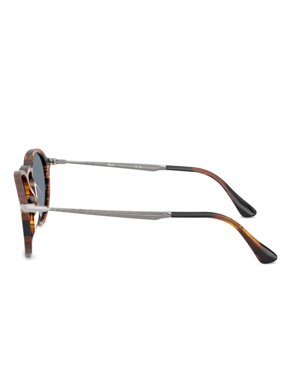 Persol Tortoiseshell Round-frame Sunglasses In Brown